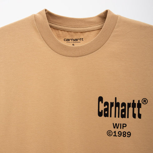 Carhartt WIP S/S Home T-Shirt Dusty H Brown/Black I032398.OIA.XX.06 Degli Uberti